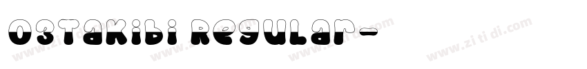 03Takibi Regular字体转换